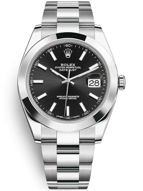 rolex datejust 2 41mm black|Rolex Datejust 41 oystersteel.